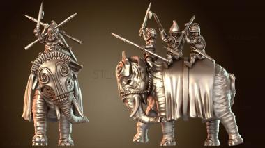 3D модель МАКЕДОНСКИЙ БОЕВОЙ СЛОН древний (STL)