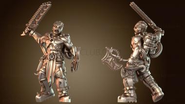 3D модель Бешеные гиены (STL)