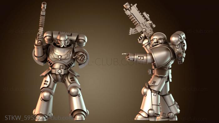 Military Волшебные феи, болтер, указывающий