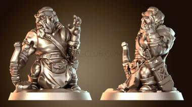 3D модель Мужчина-лучник (STL)