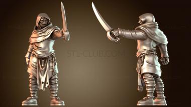 3D модель Мужчина-убийца, рождённый в тени (STL)