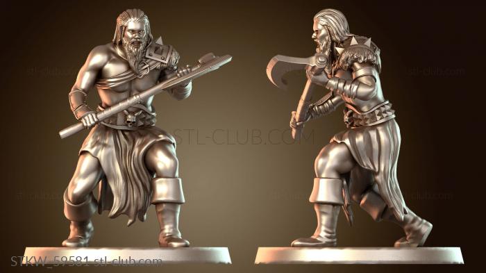 Military Мужчина-варвар