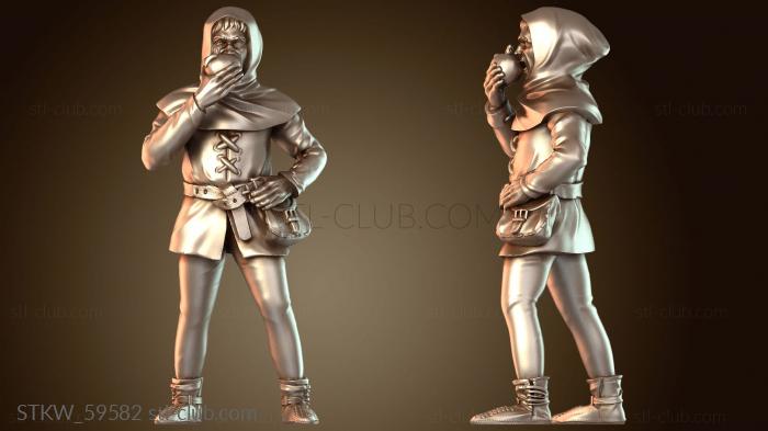 Military Мужчина-простолюдин