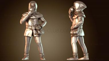 3D модель Мужчина-простолюдин (STL)