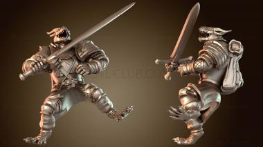 3D модель Драконорожденный самец-ездовой дракон (STL)