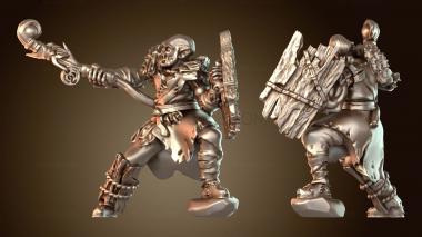 3D модель Мужчина-друид орк (STL)