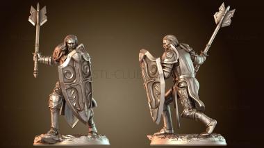 3D модель Паладин-мужчина (STL)