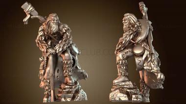 3D модель Ловец-мужчина ловкий (STL)