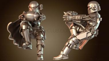 3D модель Мандалорцы мрачные (STL)