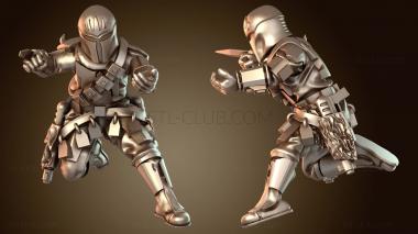 3D модель Мандалорцы в броне (STL)