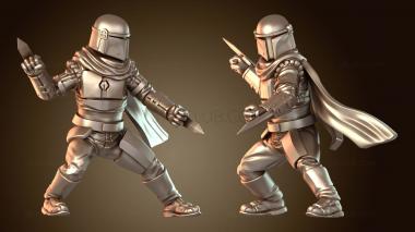 3D модель Мандалорцы смелые (STL)