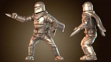 3D модель Мандалорцы огненные (STL)