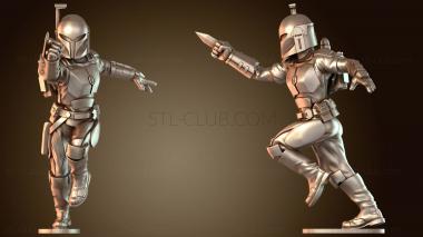 3D модель Охотник на мандалорцев (STL)