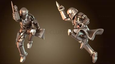 3D модель Мандалорцы решительны (STL)