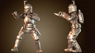 3D модель Мандалорский страж (STL)