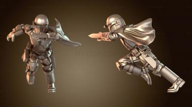 3D модель Мандалорцы, рожденные войной (STL)