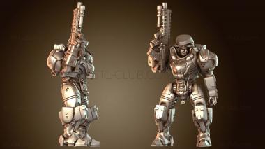 3D модель Пилотируемый танковый костюм (STL)