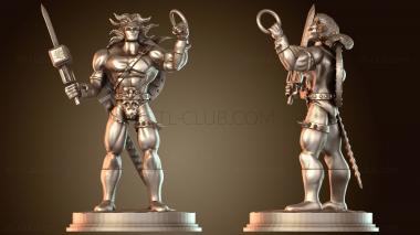 3D модель MANOWAR FACE WARRIOR (STL)