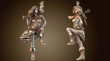 3D модель Короткая шерсть какаду «Мушкет Марина» (STL)