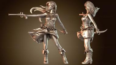 3D модель Марина Одетый Пистолет (STL)