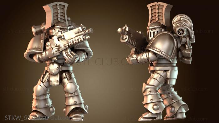 Military Морской пехотинец, изношенный в боях