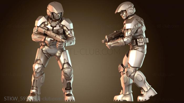 Military Модифицированный пистолет-пулемет Marine Anniversary