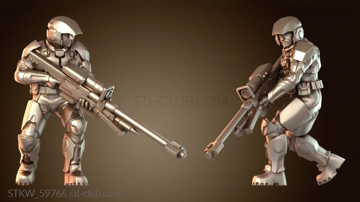 Military Снайпер в честь годовщины морской пехоты