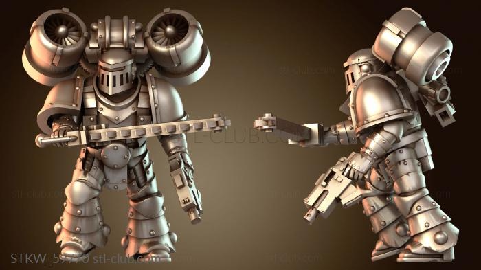 Military Зазубренный морской цепной меч