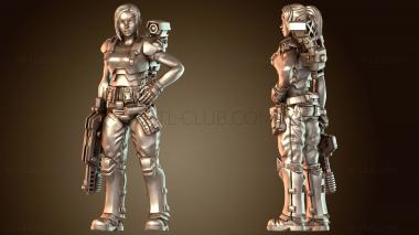 3D модель МОРСКОЙ РЯДОВОЙ КЛЭР ГРЕЙФИЛД (STL)