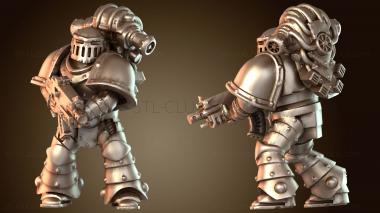 3D модель Отряд морской пехоты (STL)