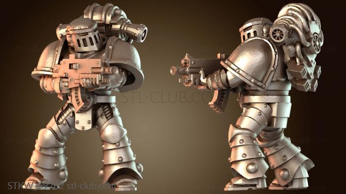 Отряд морской пехоты готов к бою