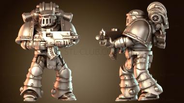 3D модель Решительный отряд морской пехоты (STL)