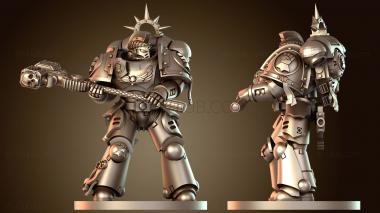 3D модель Морской громоотвод имперский кулак диффпоза (STL)