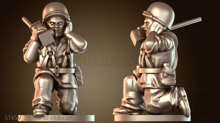 Military Усиленный расчет гаубицы армии морской пехоты