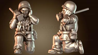 3D модель Армейский расчет гаубицы морской пехоты Кримсон (STL)