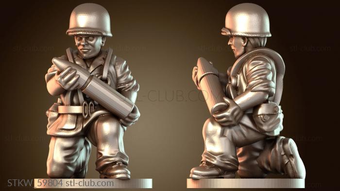 Military Армейский расчет гаубицы морской пехоты США