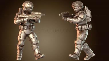 3D модель Морские пехотинцы Морские пехотинцы любознательные (STL)