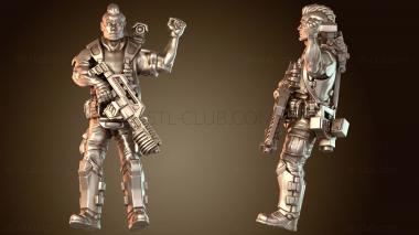 3D модель Лейтенант-морпех Raven (STL)