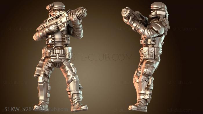 Military Легионер морской пехоты Raven Marines