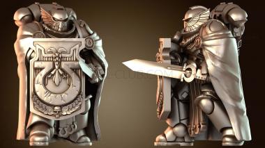 3D модель Защитник Marinis Primes Victrix с добавленным шлемом (STL)