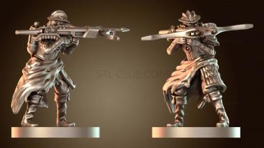 3D модель Стрелки Снайперы Арбалетчики Целящийся разведчик (STL)