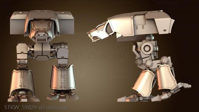 Military Модель Mars Warhound Scout Titan