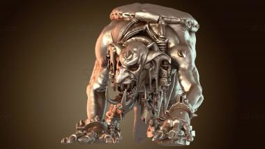 3D модель Болотный Тролль и Команда Барабанных Гоблинов (STL)