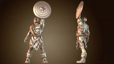 3D модель Капитан Марвел (STL)