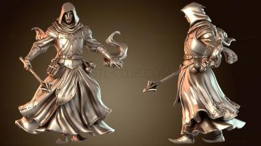 3D модель Священник в маске, завуалированный (STL)