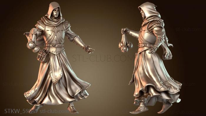 Military Благословенный священнослужитель в маске