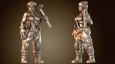 3D модель Девушка-мех (STL)