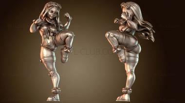 3D модель Пилоты мехов, женщины-бойцы (STL)