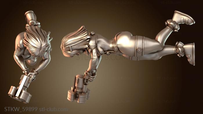 Military Пилоты мехов, пинап, женский пистолет