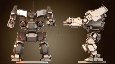 3D модель Мехи Потрясающий Альфа-Удар разрушительный (STL)